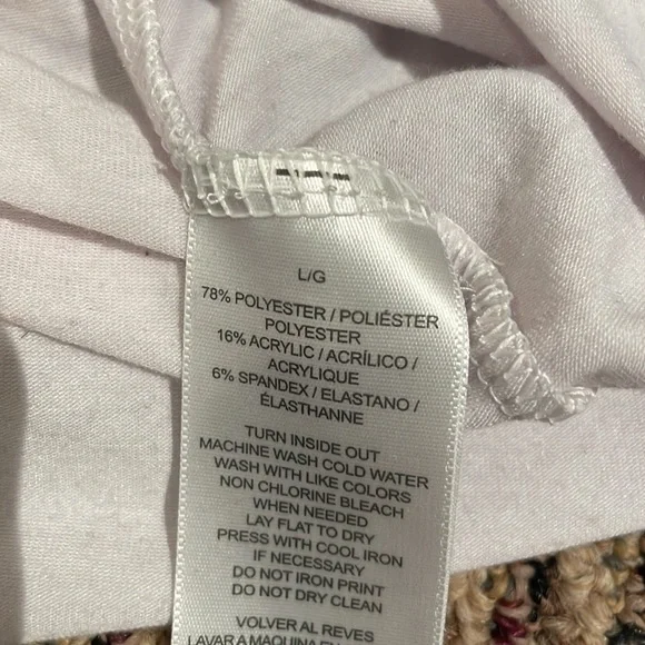 White T-Shirt with Stars - Picture 4 of 5